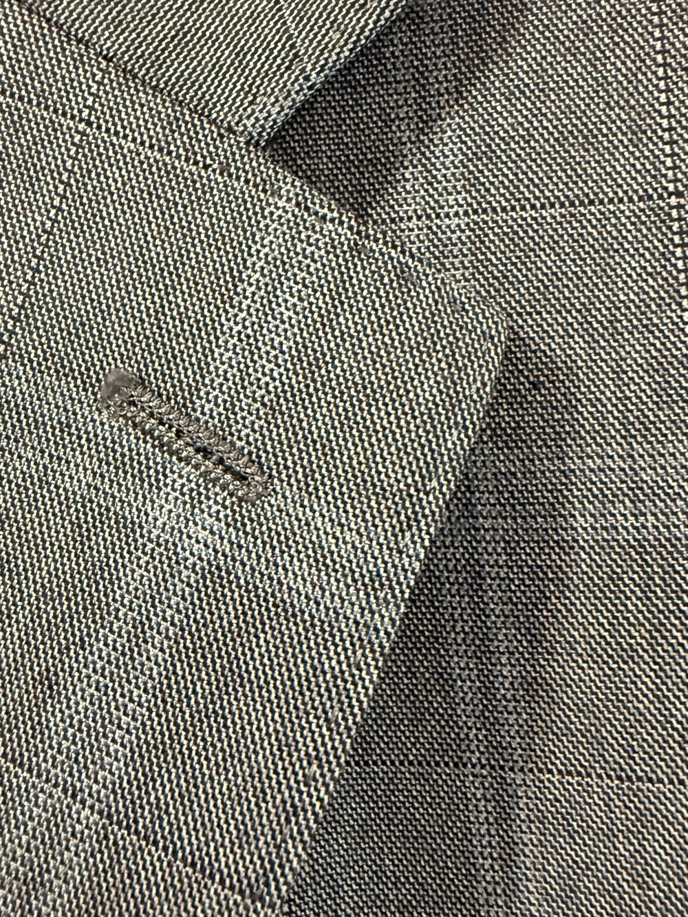 Calvin Klein Light Gray Windowpane Plaid Sport Coat - Picture 3 of 10